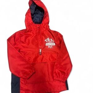 Tommy Hilfiger Red Windbreaker Jacket